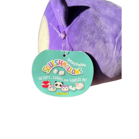 Squishmallow Stackable Purple Holly the Owl - Picture 3 of 11